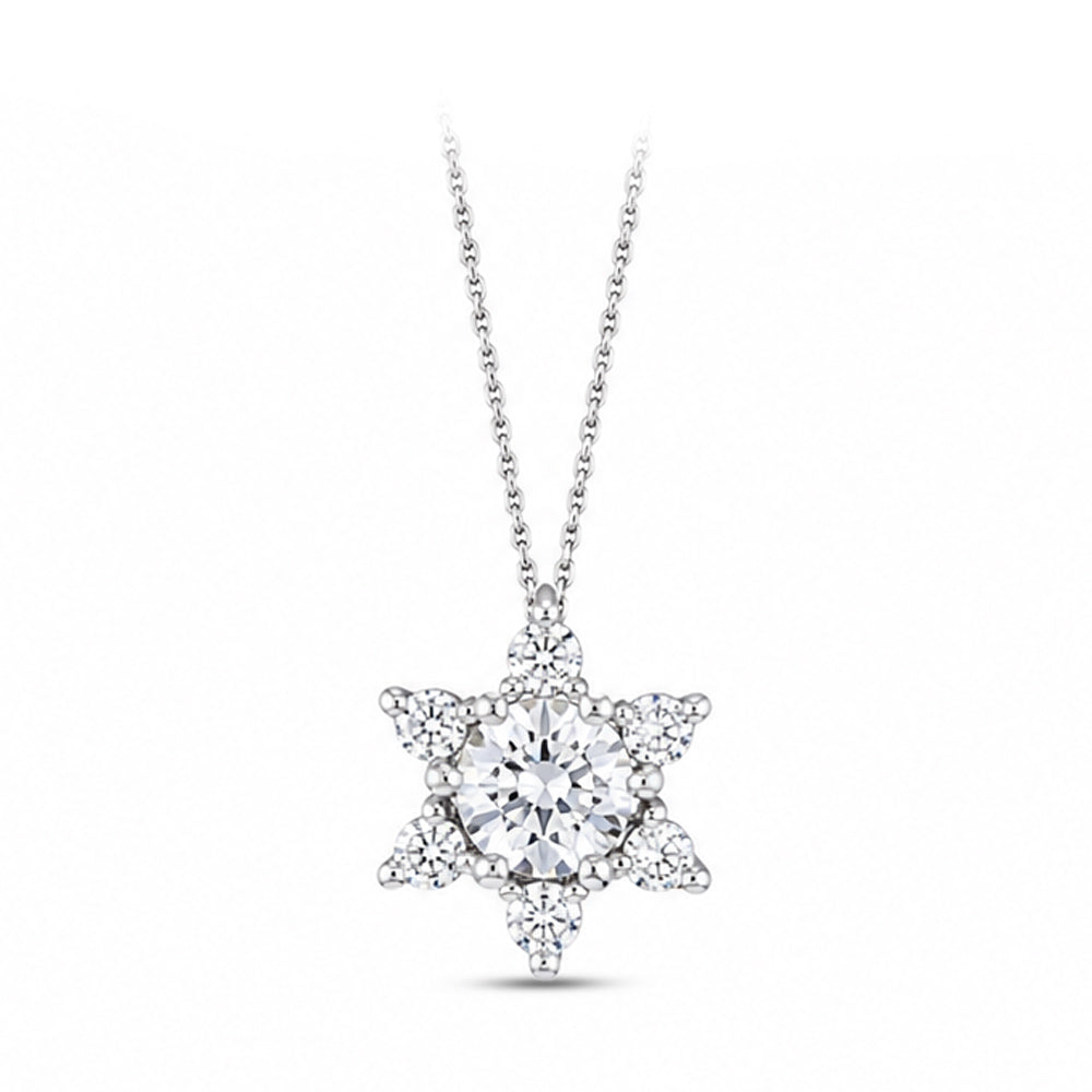 Lotus Diamant Halskette