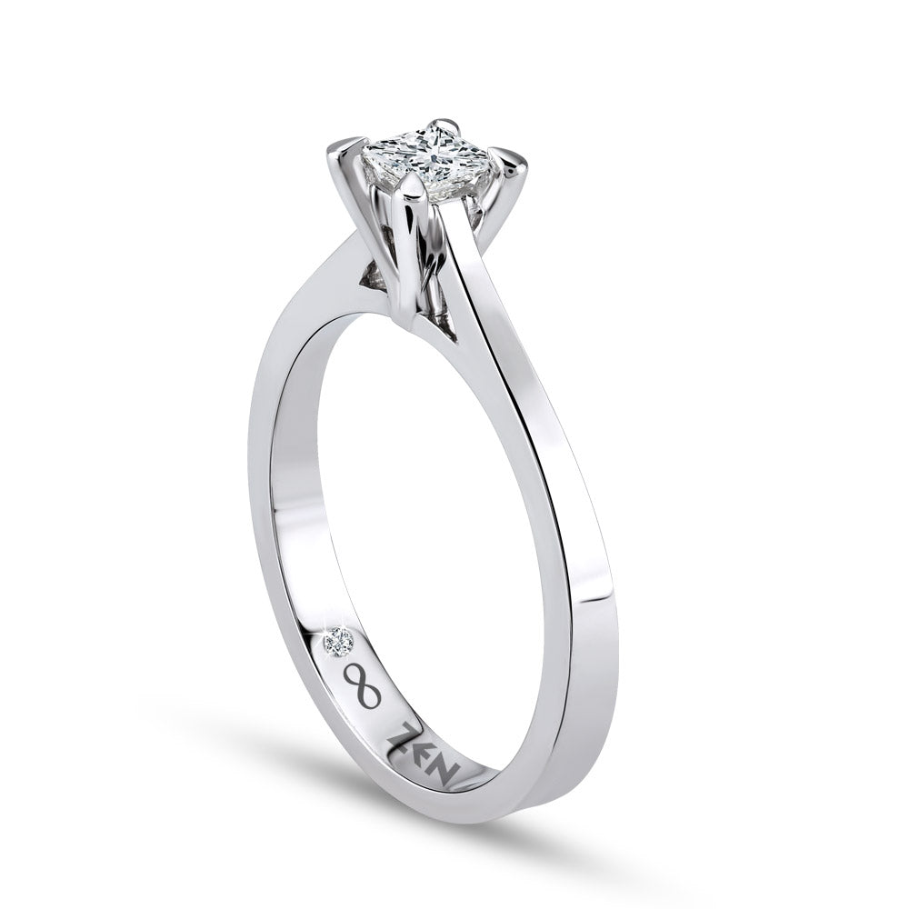 0.21 ct. Solitär Diamant Verlobungsring