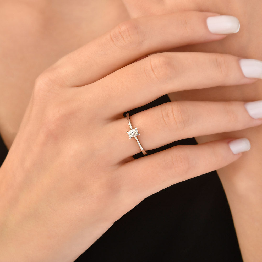 0.19 ct. Solitär Diamant Verlobungsring