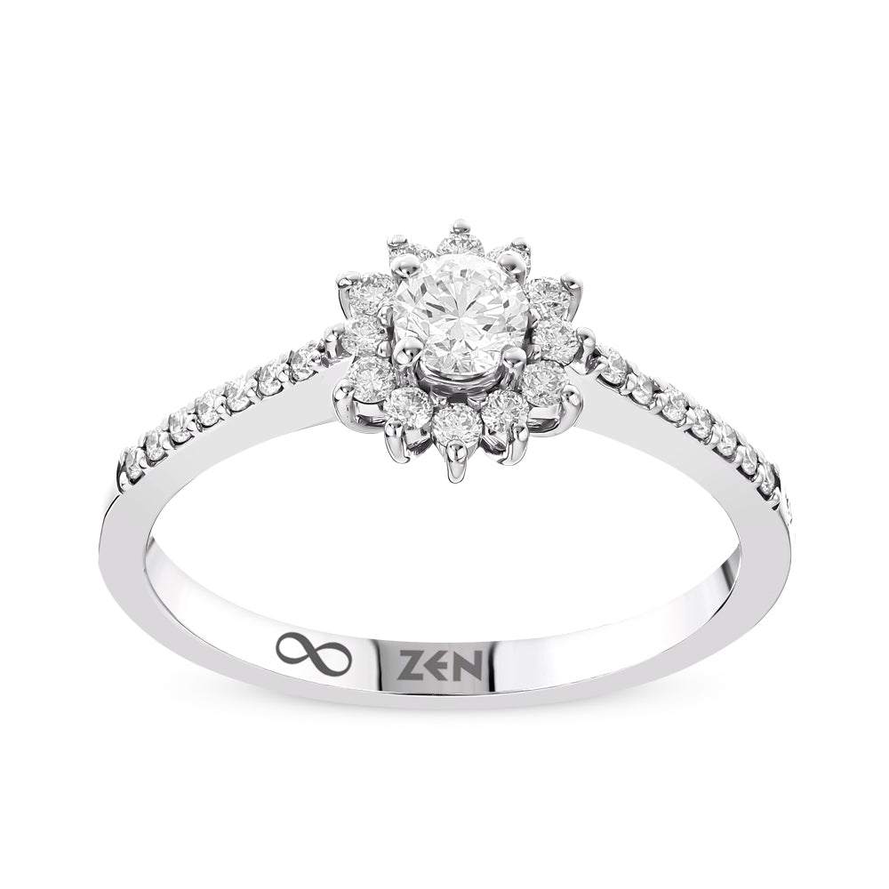 0.40 ct. Moderner Diamant Verlobungsring