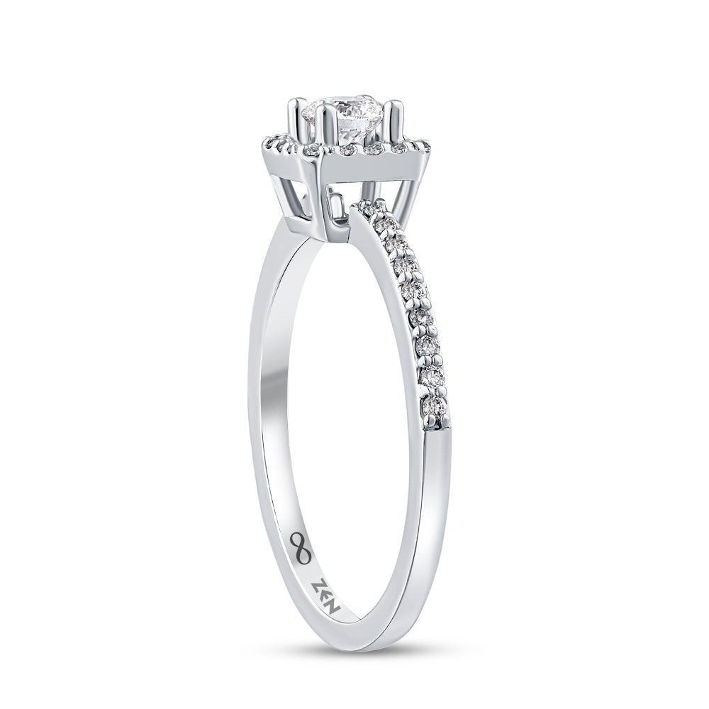 0.38 ct. Moderner Diamant Verlobungsring