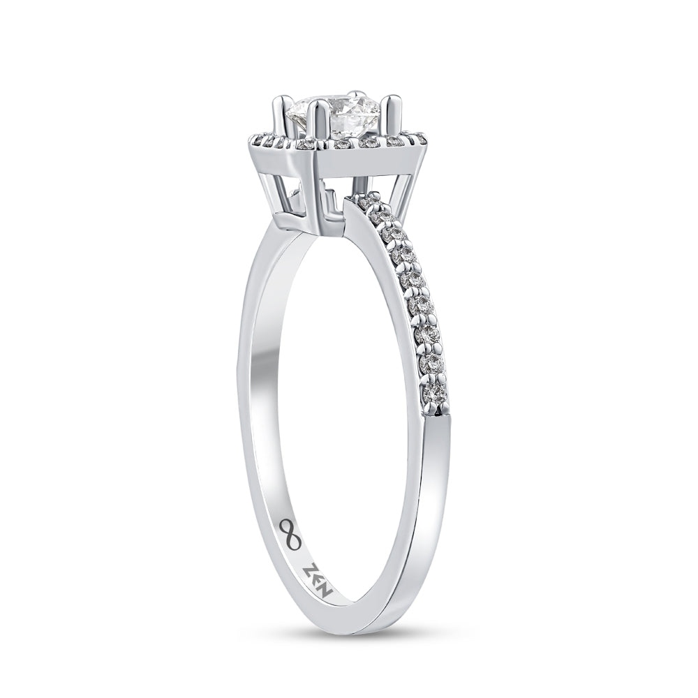 0.50 ct. Moderner Diamant Verlobungsring