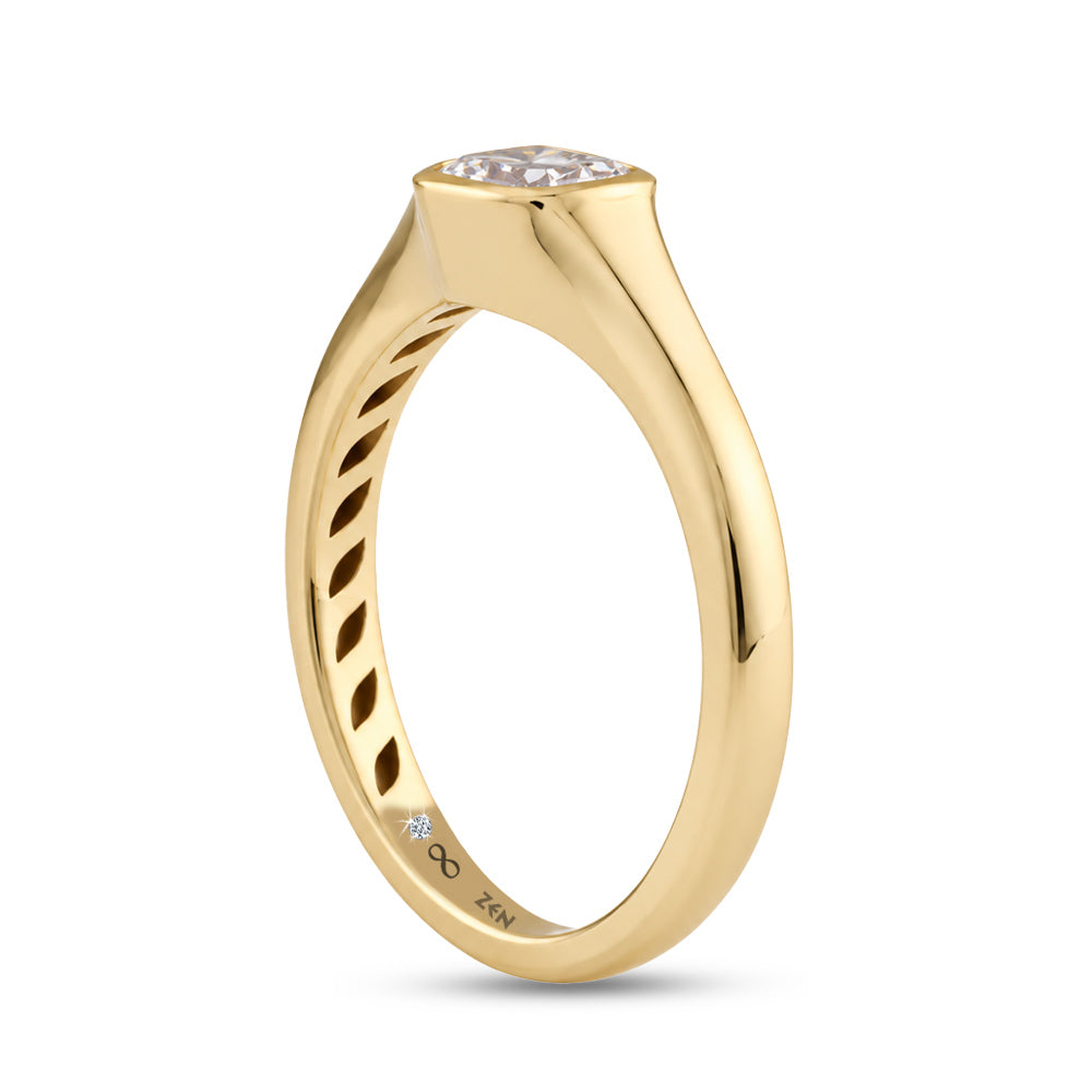 0.50 ct. Ovaler Diamant Verlobungsring