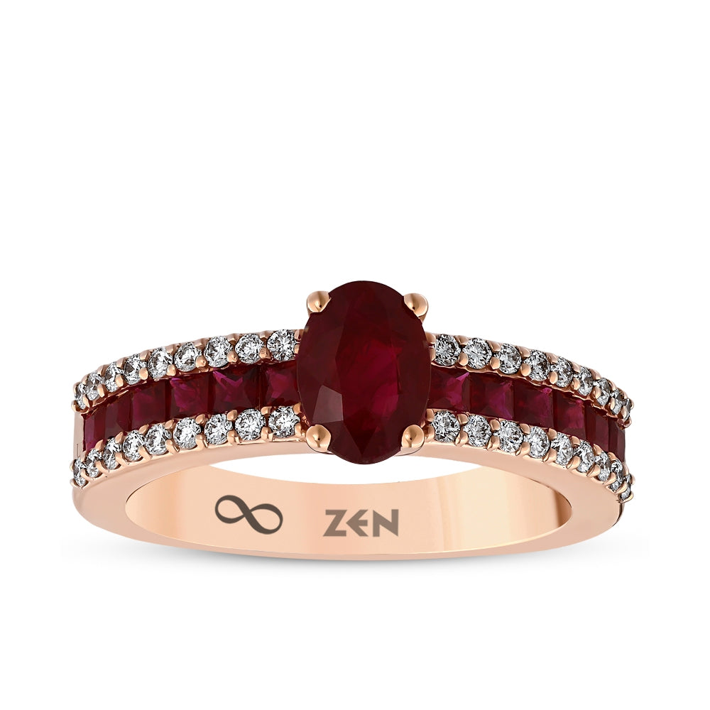 1.70 ct. Rubin Ring
