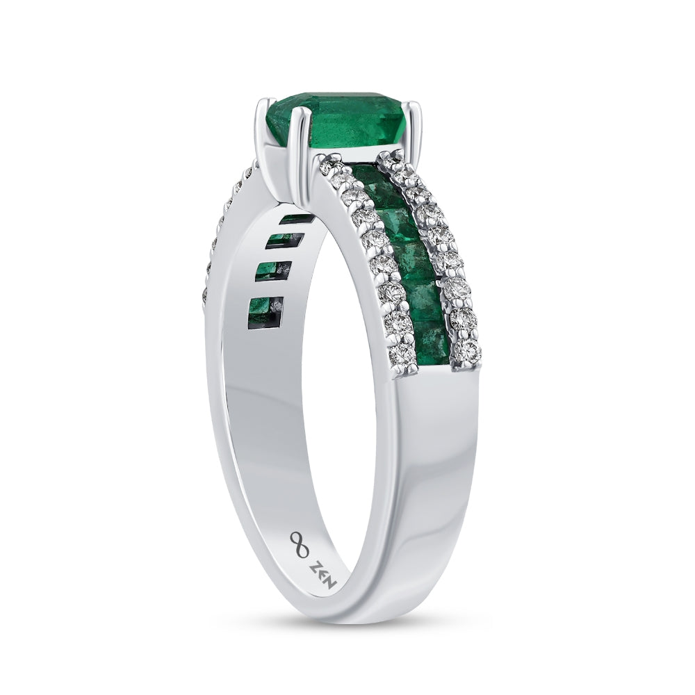 1.26 ct. Smaragd Ring